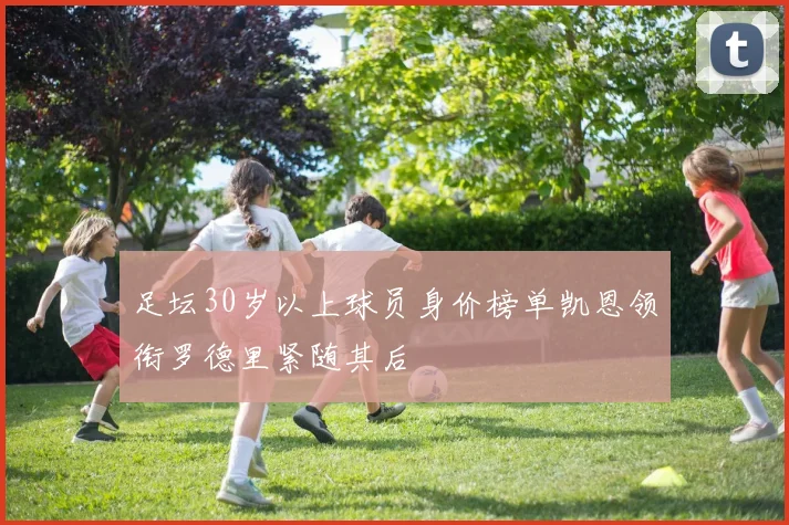 足坛30岁以上球员身价榜单凯恩领衔罗德里紧随其后